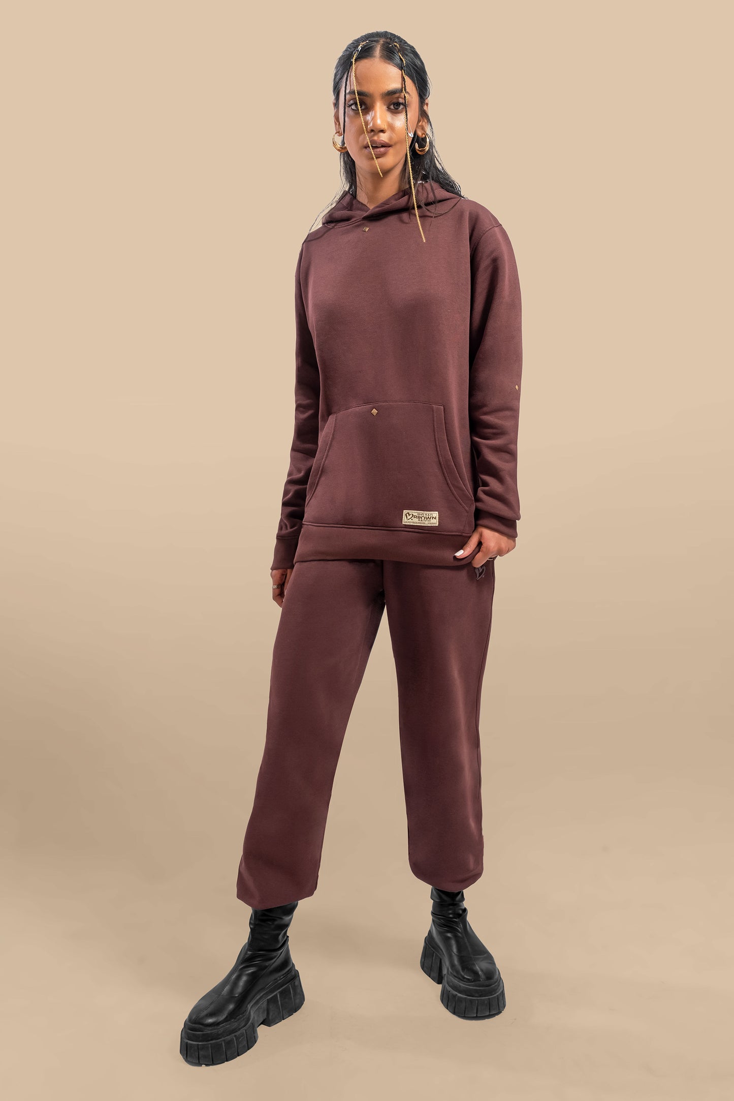 Chestnut hoodie Uni Co-Ord set